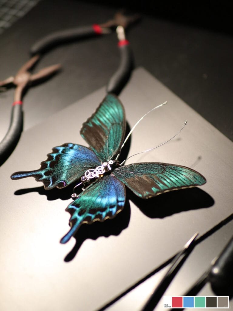 cyberentocraft butterfly specimen sparkle mechanical